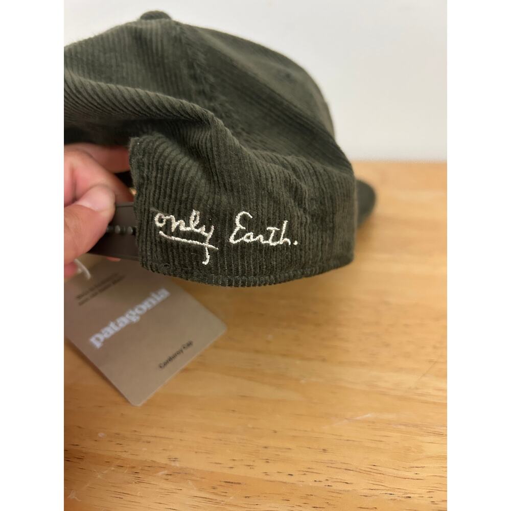 Patagonia Corduroy Cap Earth Currents Patch Pine Needle NWT - Picture 4 of 6